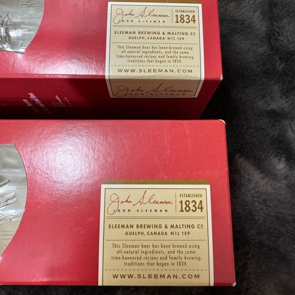 Sleeman brewery emboss beer glasses - Picture 4 of 7